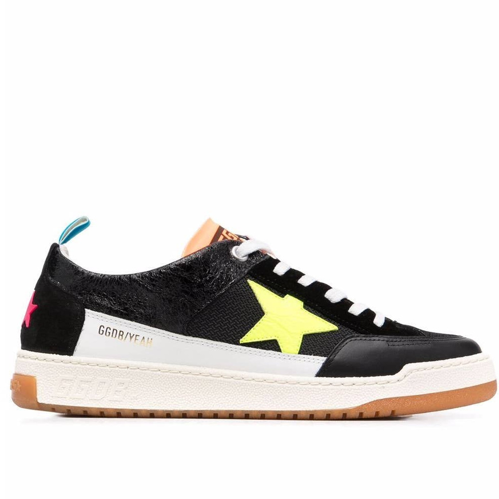 Golden Goose Yeah Low-top Sneakers Black Suede Leather Authentic size 44 / US 11